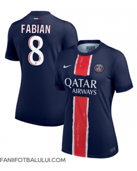 Paris Saint-Germain Fabian Ruiz #8 Tricou Fotbal Replică 2024-25 Femei Acasa